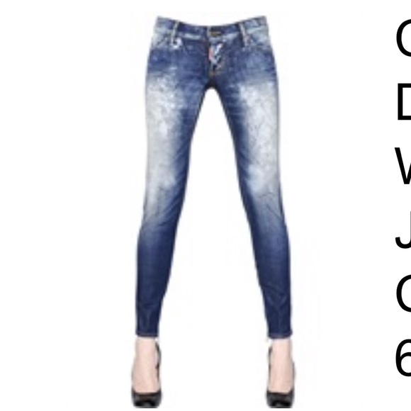 Dsquared2 low rise skinny jeans
